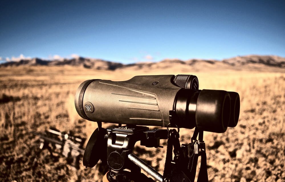 Binoculars are very essential in a hunting trip