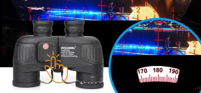 USCamel 10x50 UW004 rangefinder binoculars compass navigation